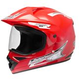 Capacete Integral Para Motocross Liberty Mx Vision Pro Tork - Vermelho - 58