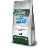 Ração Vet Life Natural Canine Obesity e Diabetic 2kg