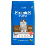 Ração Seca Premier Pet Ambientes Internos Salmão 6 Meses A 6 Anos Para Gatos Castrados - 500 G