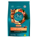 Ração Seca Nestlé Purina One Frango E Salmão Para Gatos Castrados - 7,5 Kg