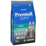 Ração Premier Pet Gatos Ambientes Internos Light Adultos Salmão - 7,5 Kg