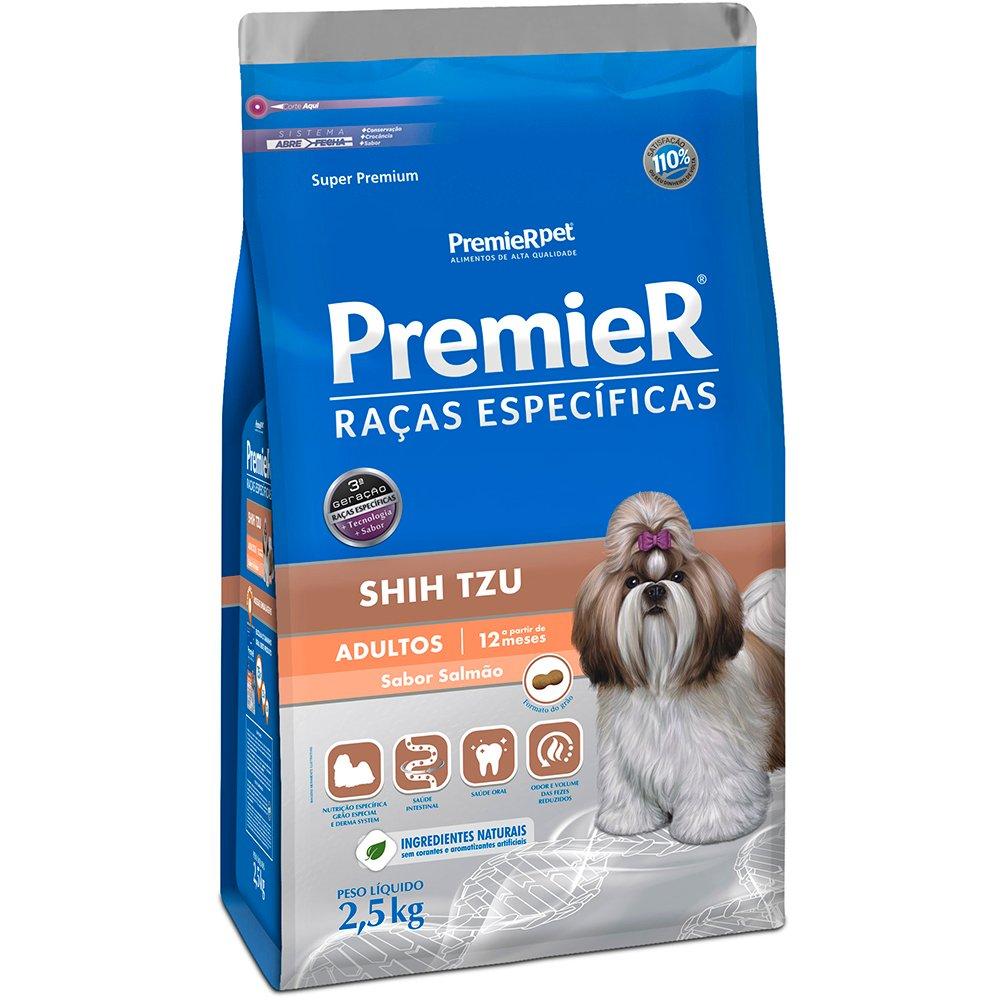 Ração Premier Pet Raças Específicas Salmão Shih Tzu Adulto - 2,5 Kg