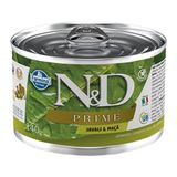 Ração Úmida Lata Farmina N&amp;d Prime Grain Javali &amp; Maça Para Cães Adultos - 140 G