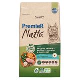 Ração Seca Premier Nattú Abóbora Para Gatos Castrados - 7,5 Kg