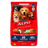 Ração Seca Nestlé Purina Alpo Carne, Frango, Cereais E Vegetais Para Cães Adultos - 18 Kg