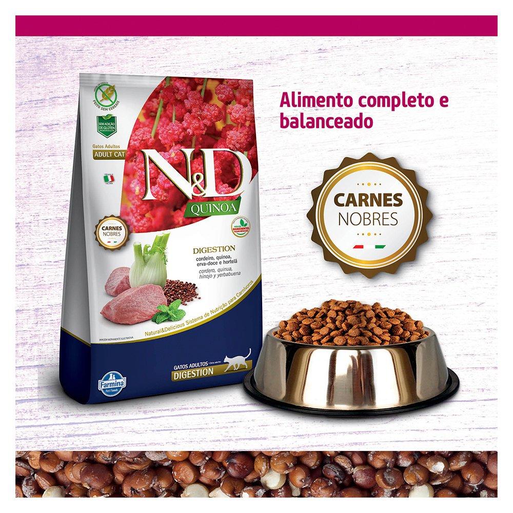 Ração Farmina N&d Quinoa Digestion Cordeiro Para Gatos Adultos 7,5 Kg