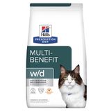 Ração Seca Hill&#39;s Prescription Diet W/d Multi Benefit Para Gatos Adultos - 1,81 Kg