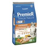 Ração Premier Seleção Natural Frango Para Gatos Castrados - 7,5 Kg