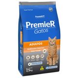 Ração Premier Pet Gatos Ambientes Internos Adultos Frango - 7,5 Kg