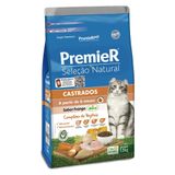 Ração Premier Seleção Natural Frango Para Gatos Castrados - 1,5 Kg