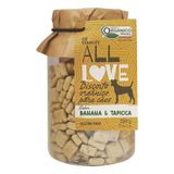 Biscoito Orgânico All Love Gluten Free Banana &amp; Tapioca Para Cães - 200 G