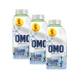 Kit 3 Refis Sabão Líquido Omo Puro Cuidado Para Diluir 500ml Cada