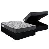 Cama Box Bau Casal Colchao Anatomico Ortobom D33 Ep Iso 100 Ultra Firme Base Crc Suede Black 138x188