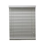 Persiana Horizontal Pvc 50mm Branca 160 (l) X 140 (a) Cm Cortina Tipo Madeira Luxo 1,60 X 1,40 M