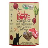 Biscoito Orgânico All Love Superfood Carne, Quinoa &amp; Beterraba Para Gatos Castrados - 150 G