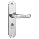 Fechadura Externa Espelho Aço 40mm MGM Stilo Cromado