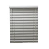 Persiana Horizontal Pvc 50mm Branca 140 (L) X 140 (A) cm Cortina Tipo Madeira Luxo 1,40 x 1,40 m