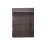 Persiana Bambu Romana Marrom 120 (L) X 220 (A) cm Cortina Madeira Roman Shade C/ Bandô 1,20 x 2,20