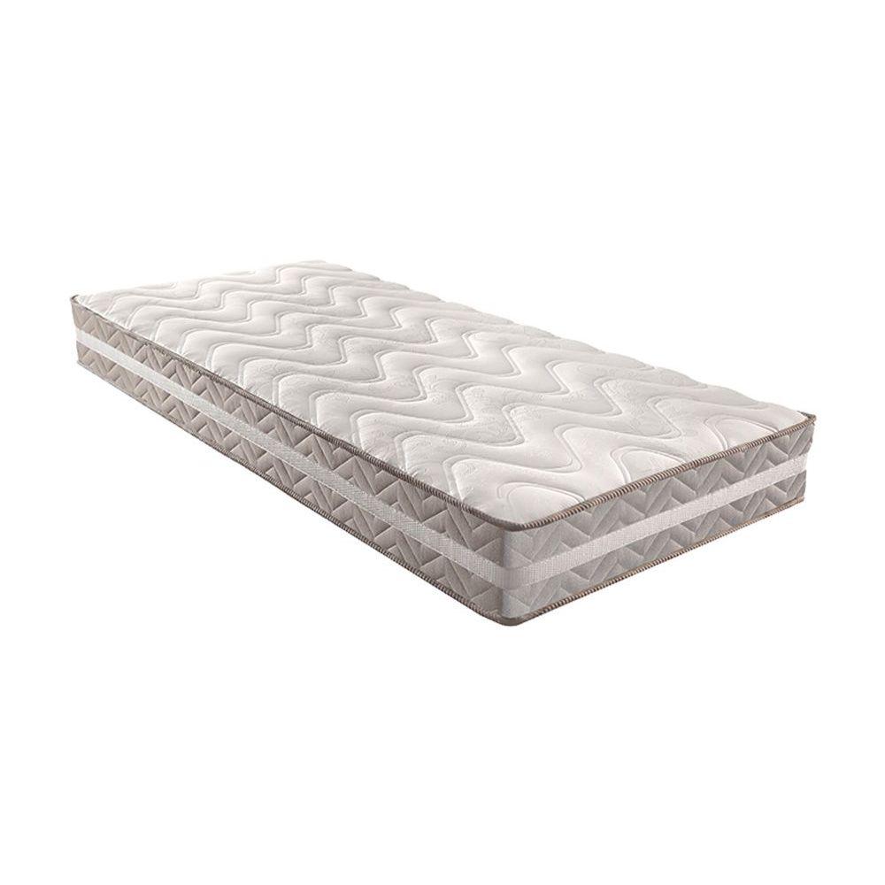 Colchao Solteiro Espuma D33 Ag 65 Confort Euro Pillow Gray 88x188x26 Paropas