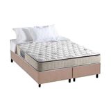 Cama Box King Colchao Ortopedico Anjos D28 Ag65 Magnum Base Crc Suede Clean 193x203