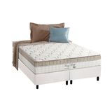 Cama Box Queen Colchao Molas Anjos Masterpocket Ensacadas King Best Base Crc Courano Branco 158x198