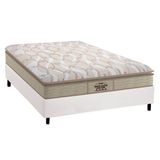 Cama Box Casal Colchao Espuma Probel D33 Ag65 Guarda Costas Extreme Resistence Base Crc Courano White 138x188