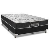 Cama Box Viuva Colchao Molas Probel Bonnel Prodormir Sleep Base Crc Suede Black 128x188