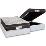 Cama Box Bau Casal Colchao Molas Masterpocket Ensacadas Probel Prodormir Evolution Base Crc Courano White 138x188