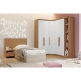 Quarto Modulado Solteiro Rizon Qc210 5 Pecas Freijo Fendioff