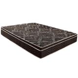 Colchao Queen Espuma D28 Ep Anatomico Pasquale Euro Pillow Black 158x198x25 Paropas