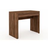 Mesa De Computador Solteiro Me4107 C 1 Gaveta Nogal Tecno Mobili