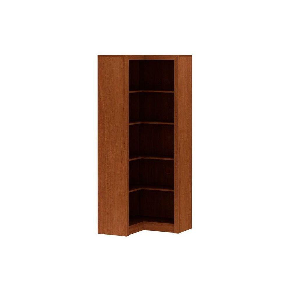 Guarda Roupa Closet Solteiro Me4132 C 4 Prateleiras Amendoa Tecno Mobili