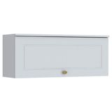 Armario Aereo Cozinha Modulado Americana C 1 Porta Basculante Branco Henn