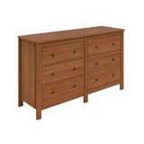 Comoda Infantil Horizontal Maggiore C 6 Gavetas Rovere Lopas