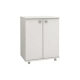 Multiuso Quarto Casal Bl3300 C 2 Portas Branco Tecno Mobili