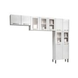 Cozinha Modulada Completa Multipla 3 Pecas 2 Armarios 1 Paneleiro Cpt96 Branco Bertolini