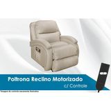 Poltrona Do Papai Reclinavel Buenos Aires Magnum Zero Wall Motorizada Giro E Balanco Courano Bege Probel