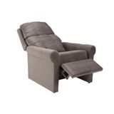 Poltrona Do Papai Reclinavel Mh3601 Idea Two Way Animale Cinza Escuro Herval