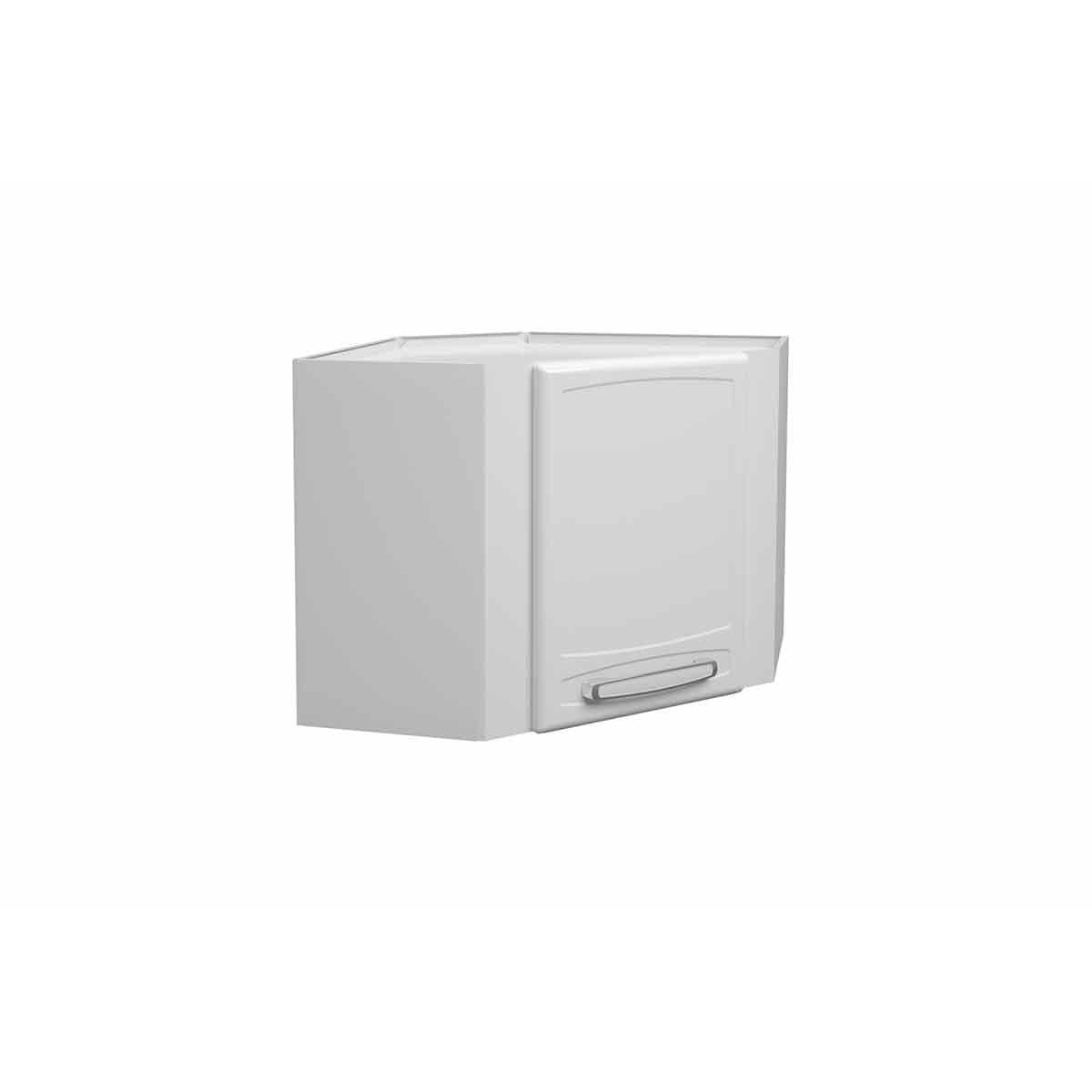 Armario De Cozinha Modulado Canto Obliquo Evidence 7013 1 Porta Branco Bertolini