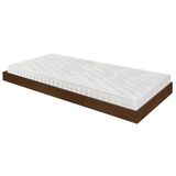 Cama Auxiliar Com Rodizios Madeira Maciça Castanho At Moveis