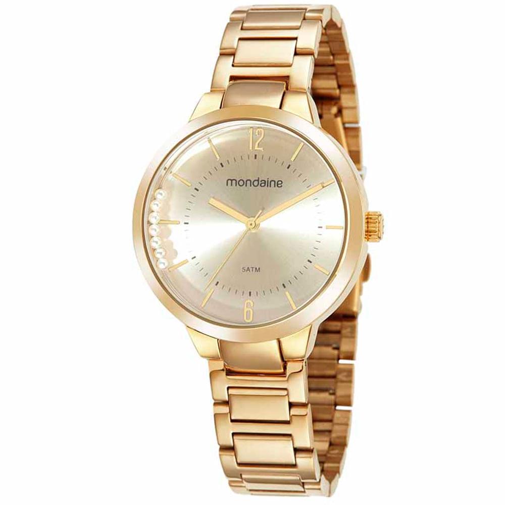 Relógio  Feminino Mondaine Dourado - 32355lpmvde1