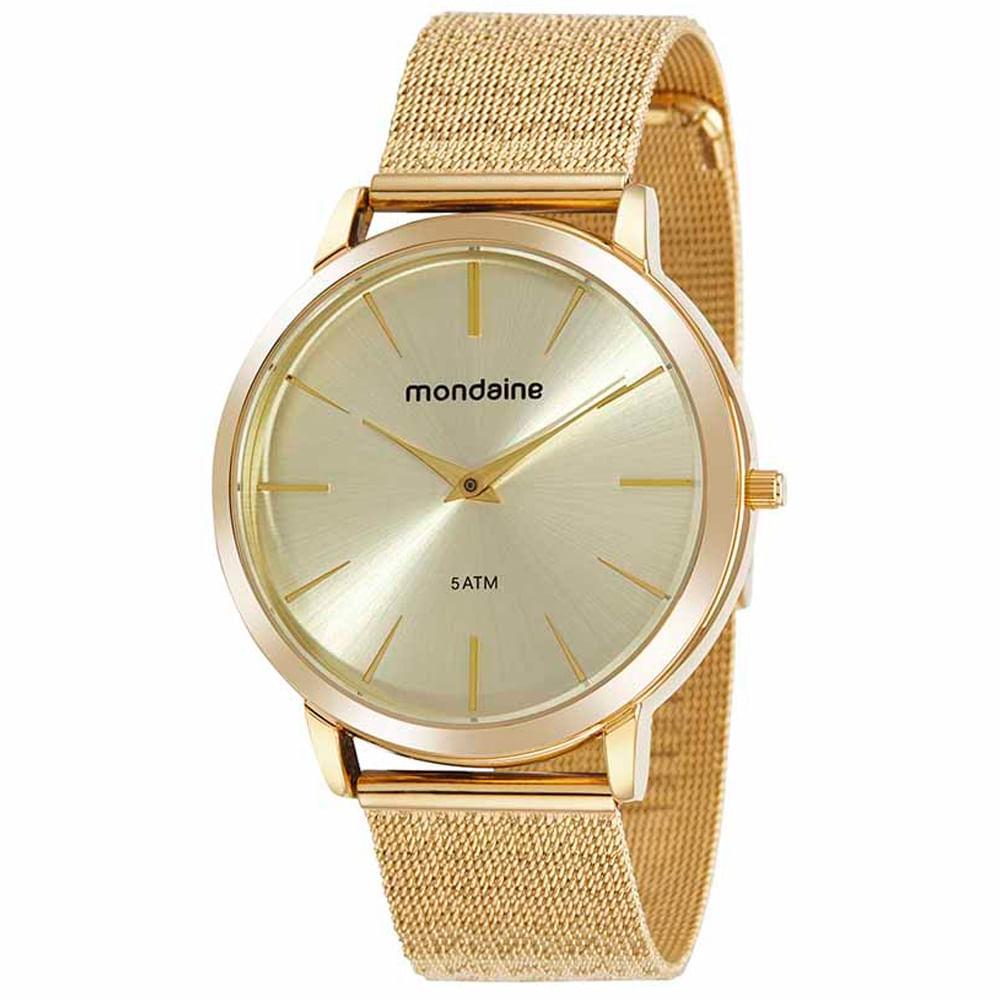 Relógio  Feminino Mondaine Dourado - 76784lpmvde2