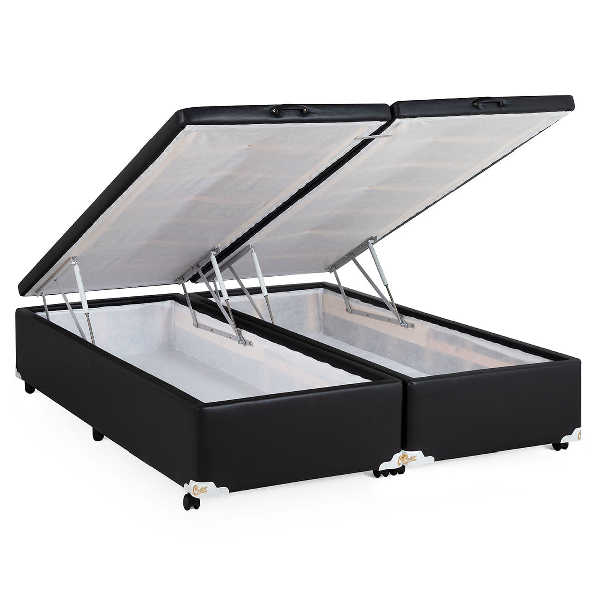 Box Baú Castor King Preto 193x203x35cm