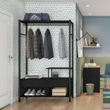 Guarda-roupa Closet Modulado Prats Preto