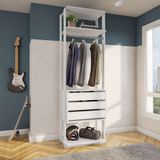 Guarda-roupa Modulado Brazos 3 Gv Branco
