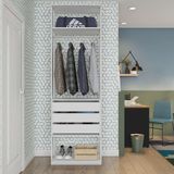 Guarda-roupa Modulado Colorado 3 Gv Branco
