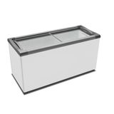 Freezer Horizontal Congelados Tampa de Vidro 404L NF55 Metalfrio 220V