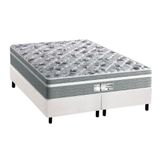 Cama Box King Colchao Molas Masterpocket Ensacadas Probel Evolution Base Crc Courano Branco 193x203