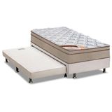 Cama Box C Auxiliar Solteiro Colchao Castor Bonnel Revolution Base Crc Courano Black 88x188