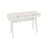 Mesa Computador Me4128 C 2 Gavetas Branco Tecno Mobili